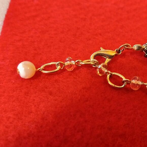 Four Strand Shell and Beaded necklace Cottagecore Nautical - Picture 6 of 7